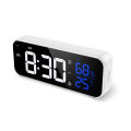 GC Digital Clock LED Electronic Alarm Clock, Date, Time, Week, Temperature, And Humidity Display, Modern Desk And Wall Clock, For Bedroom, Living Room And Office. 