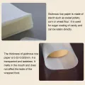 【Fashion】500Pcs Transparent Glutinous Rice Paper Corn Wedding Candy Wrapping Paper for Daily Life. 