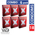 SMC - Xtreme 3 in 1 Condom - 6 Pack Combo. 
