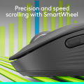 Logitech Signature M650 Wireless Mouse - For Small to Medium Sized Hands, 2-Year Battery, Silent Clicks, Customisable Side Buttons, Bluetooth, Multi-Device Compatibility. 