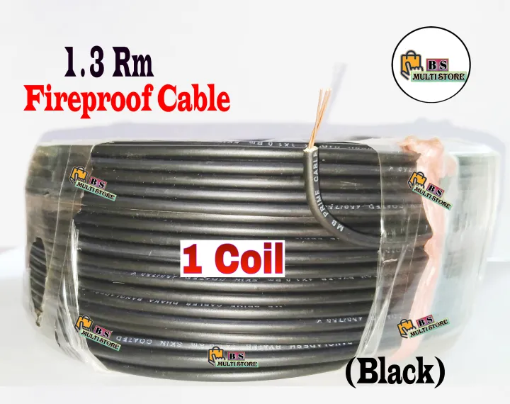 1.3%20rm%20Electric%20Cable%20Fireproof%20Black%20Color%20(1%20coil)%20-%20Image%202