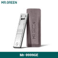 Mr. Superior Knife German Precision. GREEN ultra-thin nail building technology nail clippers with cowhide holsters, quality. 