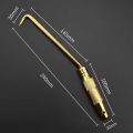 1Pc Semi-automatic Rebar Tie Hook Construction Threaded Pile Core Steel Bar Binding Hooks Rotation Rebar Tie Wire Twister. 