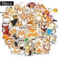 50 PCS Welsh Corgi Pembroke Cartoon Stickers Cute Animals Dog For Moto Car & Suitcase Cool Laptop Stickers Skateboard Sticker F4. 