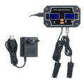 KOGEEK 2 in 1 Water Quality Tester pH/EC Meter Waterproof Double Display Tester Black PH/EC-2681. 