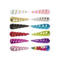 Yundfly 3pcs Kids Glitter Unicorn Horns for Headband Children Unicorn Party Hairband Headwear Diy Hair Accessories. 