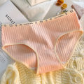 Pure cotton underwear for women breathable pure cotton crotch mid waist minimalist girl Ladies Underpant. 