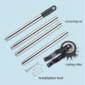 Edger Lawn Tool, Hand Manual Lawn Edger, Wheel Rotary Trimmer Grass Edger Shear for Garden Sidewalk ( 1.6m). 