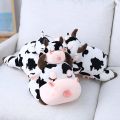1PC New Animal Cartoon Cows Stuffed Plush Toy Cute Cattle Milk Cow Comfortable Soft Toy for Kids Present Gift. 