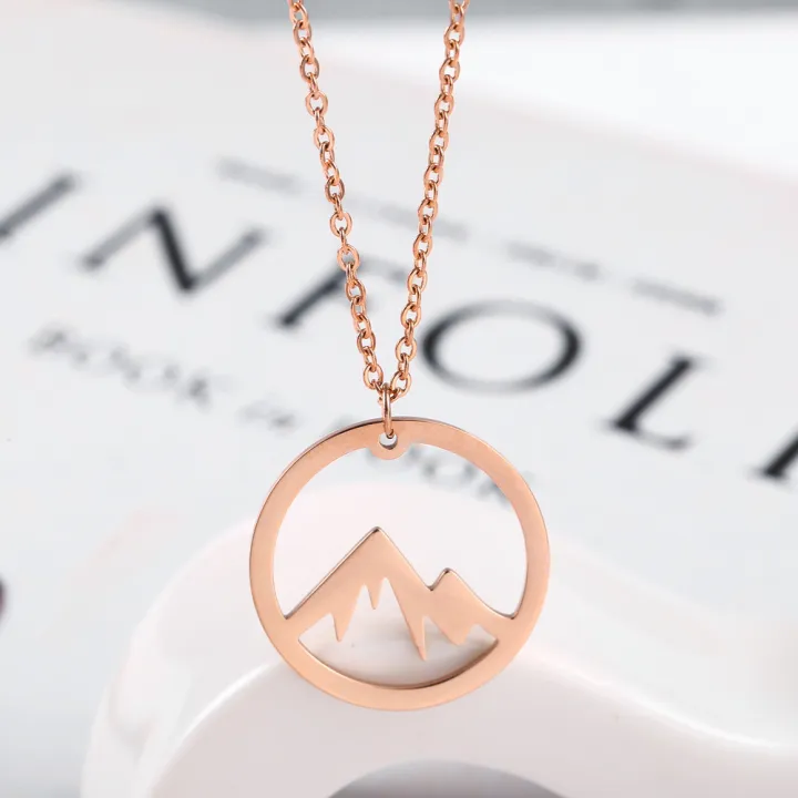 Dainty%20Non%20Tarnish%2018K%20Gold%20Silver%20Plated%20Stainless%20Steel%20Women%20Circle%20Peak%20Mountain%20Range%20Pendant%20Necklace%20Jewelry%20-%20Image%205