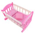 Princess Baby Doll Crib Bed - for 9-11inch Reborn Doll for Mellchan Doll - Kids. 