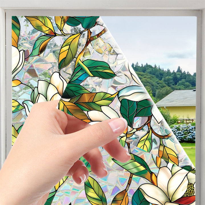 GC%20Static%20Cling%20Decorative%20Window%20Film,%20Vivid%20Plant%20Flower%20Stained%20Glass%20Window%20Decals%20Sticker%20Non-Adhesive,%20Sunscreen%20Window%20Clings%20For%20Living%20Room%20Kitchen%20-%20Image%207
