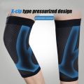 GOMOREON 1Pair Thin Knee Brace Support Elasticated Compression Knee Sleeve Leg Arthritis Injury Bandage Sleeve.