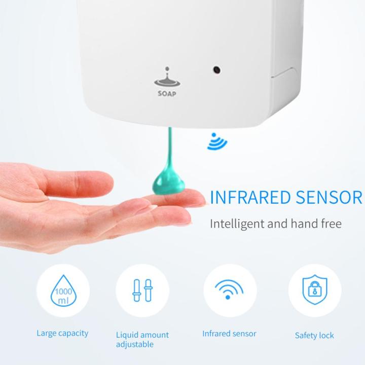 SVAVO%201000mL%20Automatic%20Soap%20Dispenser%20Infrared%20Motion%20Sensor%20Wall%20Mounted%20Touchless%20Soap%20Dispenser%20Dish%20Liquid%20Lotion%20Gel%20Shampoo%20Chamber%20Auto%20Hand%20Soap%20Dispenser%20-%20Image%203