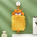 Hand Towel High Elasticity Allergy Free Hanging Band Bathroom Ball Towel. 