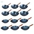 Wok Pan Pots Boiling Nonstick Coating Cookware Nonstick Wok 30cm. 
