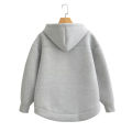 KEYANKETIAN Winter New Women's Zipper Hoodie High Street Unisex style Double Pockets Oversize Loose Sweatshirts Outerwear Top.