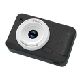 (GGBR)-4K Digital Camera High-Definition Photography CCD Travel Selfie Entry-Level Small Students Campus Selfie Camera Silvery. 