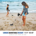 Underground Me-tal Detector High Precision Me-tal Finder Treasure Hunter G-old Digger Me-tal Detecting Tools with All Me-tal & Disc & Notch Mode 3 Tone Audio Waterproof 8-Inch Coil for Adults and Kids. 