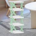 Folding Shoe Rack Multi Tiers Durable Portable Vertical Shoe Closet Shoe Stand for Bathroom. 