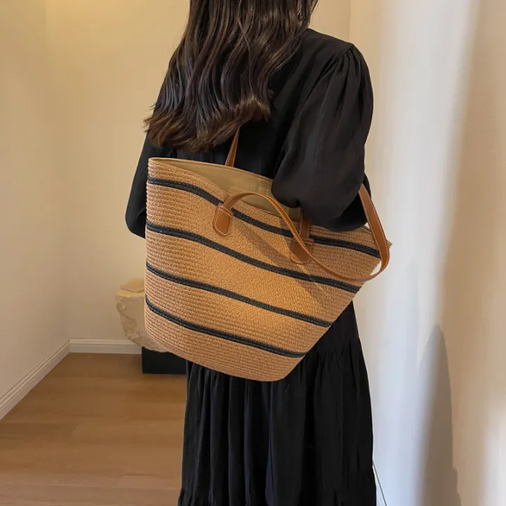 Tas%20Tote%20tali%20katun%20tas%20jinjing%20kapasitas%20besar%20tas%20bahu%20wanita%20rotan%20tas%20tangan%20anyaman%20anyaman%20liburan%20musim%20panas%20dompet%20besar%20-%20Image%203