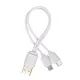 Easy Carry 20cm USB Male To 2x Type C Y Splitter Charging Cable for Two Phone CELL Dual Type C Usb. 