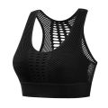 Sports bra breathable gathered bra running bra beautiful back bra seamless bra padded bra Mesh bra. 