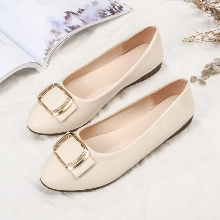 Pumps%20Women2023New%20Spring%20and%20Autumn%20New%20Women's%20Shoes%20Shallow%20Mouth%20All-Matching%20round%20Toe%20Soft%20Leather%20Soft%20Bottom%20Mom%20Shoes%20Peas%20Shoes%20-%20Image%203