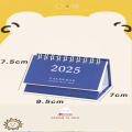 Small Mini Calendar Aesthetic Portable Desktop Calendar Compact Fresh Notebook Calendar for Office School Home Gift Student.