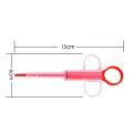 1PC Pet   Puppy ls Dispenser Feeding Kit Given Medicine Control Rods Home Universal Pet Medicine Feeder Push Dispenser - blue. 