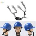 Chin Strap Quick Release Buckle Cupped Hard Hat Chin Strap Attachment Vertical Hole Gray.