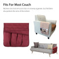 GC Sofa Armchair Storage Bag Portable Foldable Large Size Armrest Organizer Suitable For Most Couch Recliner Chair Arms. 