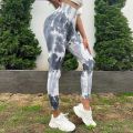 【NEW】 Yoga Leggings For Fitness Women Sport Tights Seamless Scrunch Butt Legging High Waist Sportswear Tie Dye Workout Tights Gym Pant.