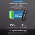 【FUPANG】Dasi single ear Bluetooth headset ultra-long standby business Bluetooth headphone hands-free noise earbuds.