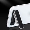 Folding Mini Metal Phone Holder Aluminum Alloy Back Stick Invisible Portable Bracket Universal Mobile Desktop Phone Bracket. 