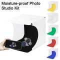 High-Performance - Portable foldable mini studio photography light box tent kit with 6 color backgrounds. 