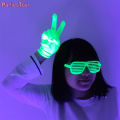 Neon Party supplies Neon Banner Ballon Fluorescent Glasses gloves Glow In the UV Neon Birthday party Decor 90s Black Light Party.