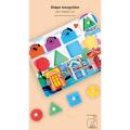 Early childhood Montessori busy board unlock teaching aids multi-functional science and education for children with nice material. 