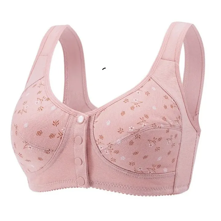 Printed%20Maternity%20Bra%20Front%20Button%20Silk%20Bra%20Comfortable%20Bra%20Ladies'%20Undergarments%20-%20Image%204
