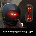 LED Bicycle Helmet Light Taillight Waterproof Motorcycle Helmet Backpack Bike Safety Signal Warning Rear Lamp Luces Para Casco. 