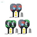 Wood Pickleball Paddles Two Paddles Two Pickle Balls Beginner Racket for Men Women Kids Lightweight Outdoor and Indoor with.