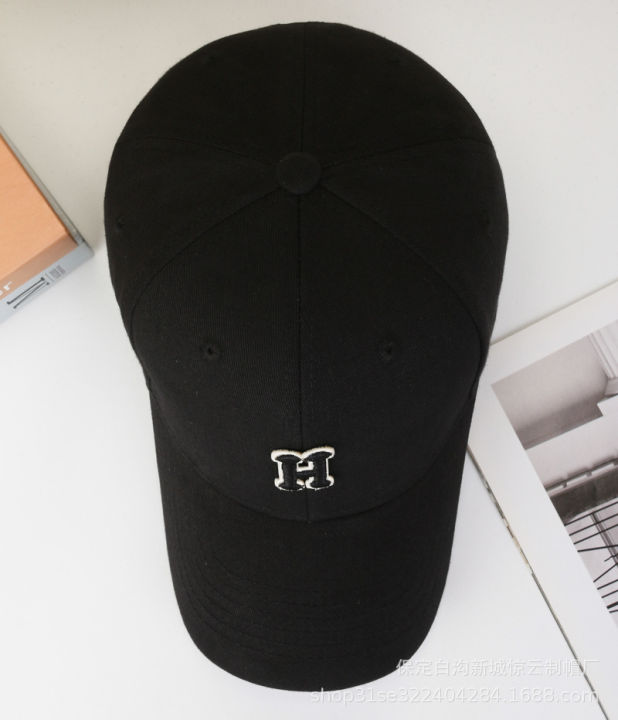 Internet%20celebrity%20lettersinsMen's%20Korean-Style%20Peaked%20CapHBaseball%20Cap%20Women's%20Fashion%20Casual%20Korean%20Style%20Fashion%20Sun%20Hat%20-%20Image%203