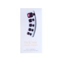 24pcs Glitter Purple Aurora y2k False Toe Nails with Designs Cat's Eye Foot Nails Full Cover Press on Square Feet Nail Tips.