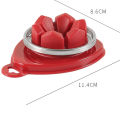 QI Multifunctional Fancy Egg Cutter, 3-in-1 Kitchen Boiled Egg Slicer Sectione Mold, Quality Flower Edges Gadgets Egg Cutter Tools.