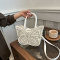 Unique Niche Design Bag 2024 New Women's Bag Popular Versatile Crossbody Bag Fashion Hand-Held Butterfly Bag. 