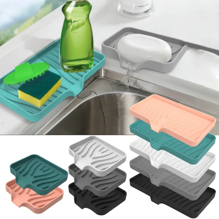 soap%20holder%20organizer%20lagayan%20ng%20sabon%20pang%20ligo%20soap%20organizer%20Silicone%20Faucet%20Mat%20Sink%20Tray%20Soap%20Dispenser%20Sponge%20Drain%20Pad%20Sink%20Splash%20Drying%20Mat%20Countertop%20Storage%20Tray%20Kitchen%20Accessorie%20-%20Image%203
