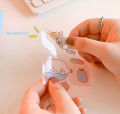 Momo's Diary Stationery Decoration Soft Cute Pattern Hand Account Sticker Set 100 Sheets.