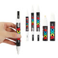 Uni Posca White Markers,Acrylic Waterproof permanente Paint Pen PC-1M 3M 5M POP Poster Advertising Art Supplies posca marcadores. 