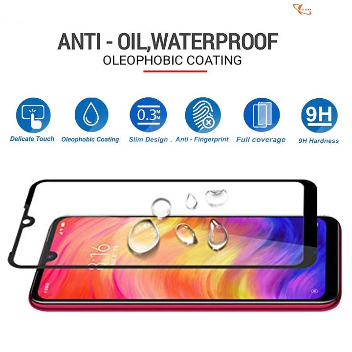 For Xiaomi Redmi Note 7 pro Tempered Glass Screen Protector Gorilla Transparent. 6D/9D/11D-Black