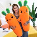 Carrot Styling Plush Toys Cute Long Side Pillow Stuffed Toy. 